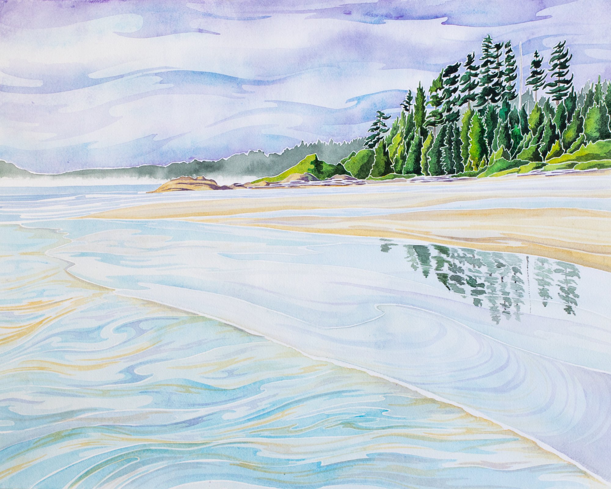 Beyond Green Point 16" x 20"